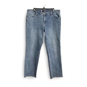 KUT high rise Fab AB Ankle straight leg jeans